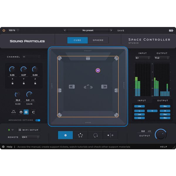 Sound Particles Space Controller Studio