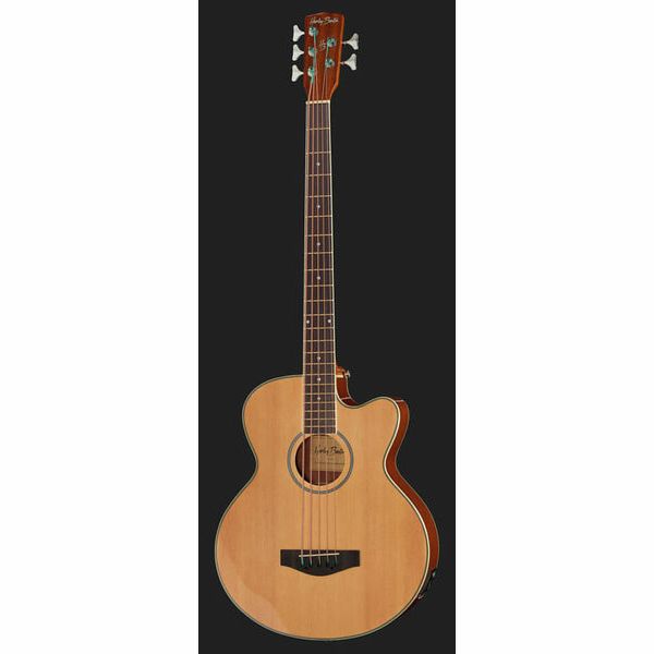 Harley Benton B-35 5-String Akustikbass Natur
