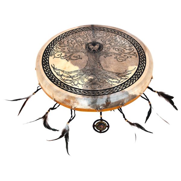 Terre Shaman Drum Goat Skin Tree 50