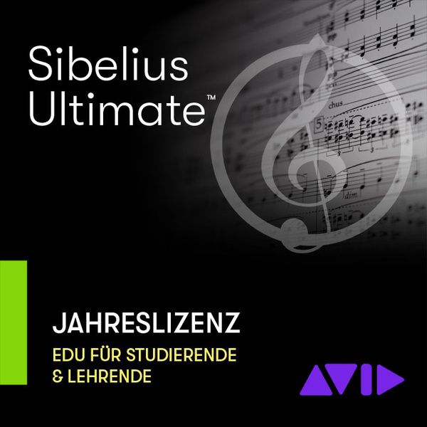 Avid Sibelius Ultimate Annual Subscription EDU