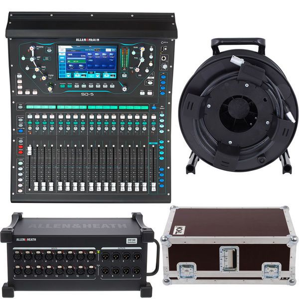 Allen & Heath SQ5, Case, DX168/X Bundle I