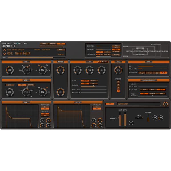 Roland Cloud Jupiter-8 Model Expan.