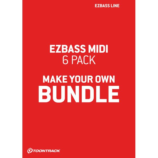 Toontrack EZbass MIDI 6 Pack Bundle