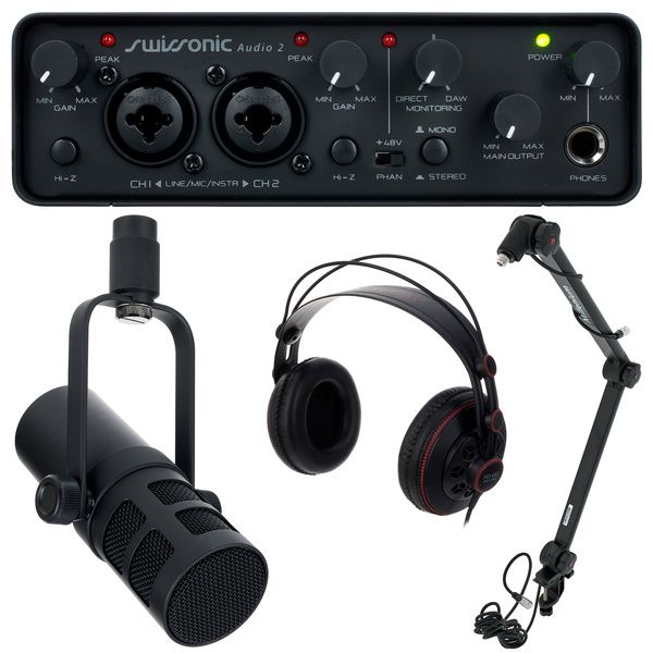 Swissonic Audio 2 Podcast Bundle