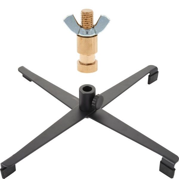 Stairville Folding Floor Stand Bla Bundle