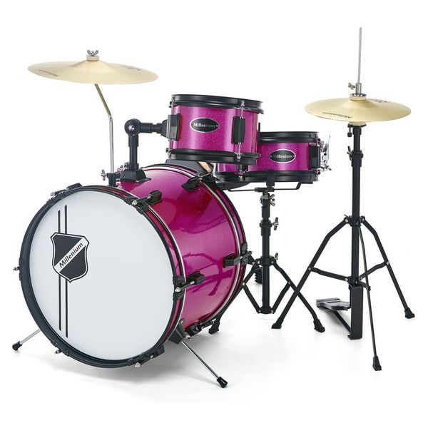 Millenium Youngster Drum Set Bundle Pink