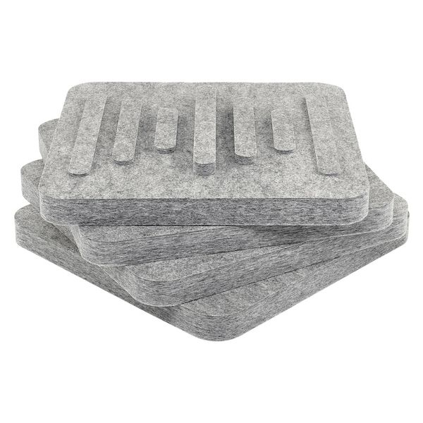 EQ Acoustics R5 3D Panels Wave Light Smoke