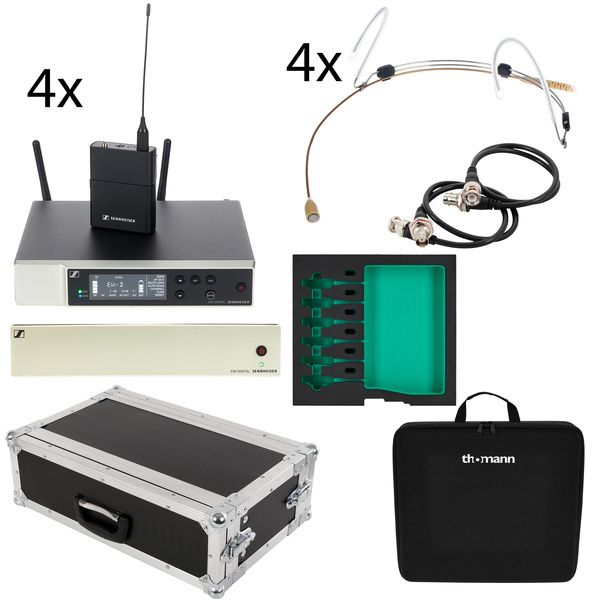 Sennheiser EW-D 4-CH Theatre Set Q1-6
