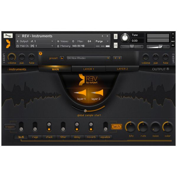 Output REV/Signal Bundle