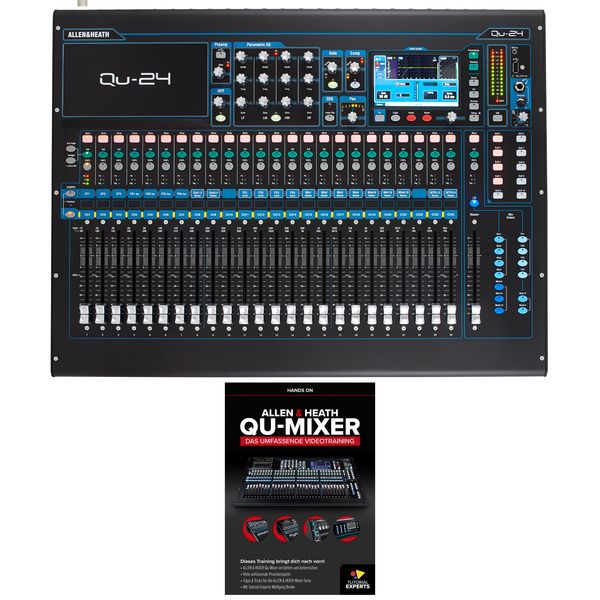 Allen & Heath Qu-24 Chrome Hands On Bundle