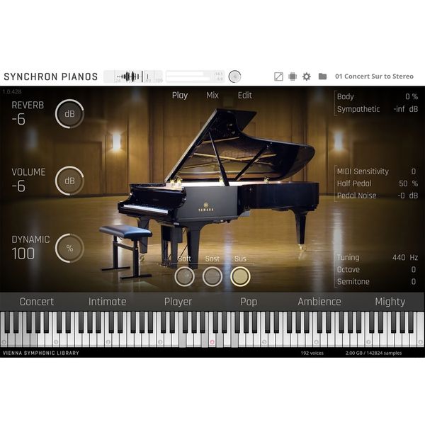 Vienna Symphonic Library Yamaha CFX Standard Library