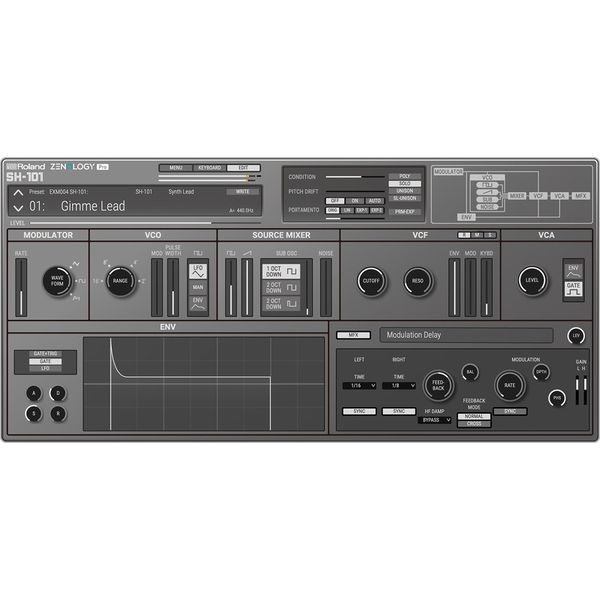 Roland Cloud SH-101 Model Expansion
