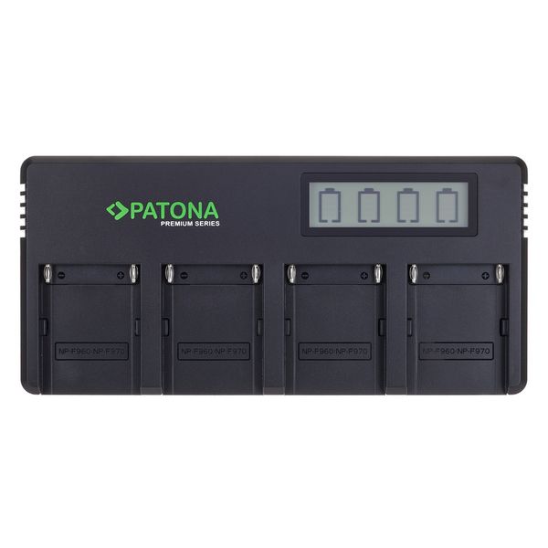 Patona 4Way Charger for Sony F bat