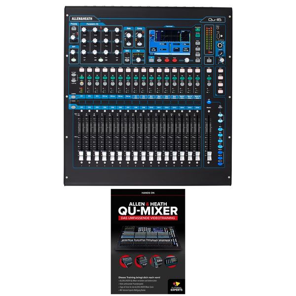 Allen & Heath Qu-16 Chrome Hands On Bundle