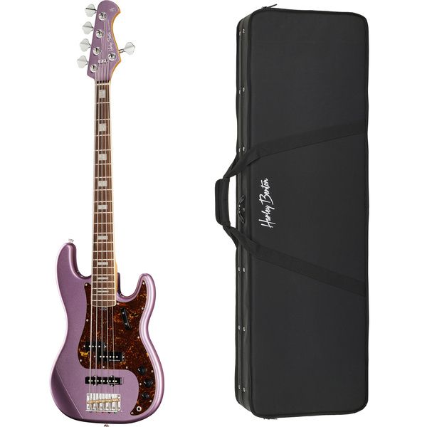 Harley Benton MV-5PJ Burgundy Mist Bundle