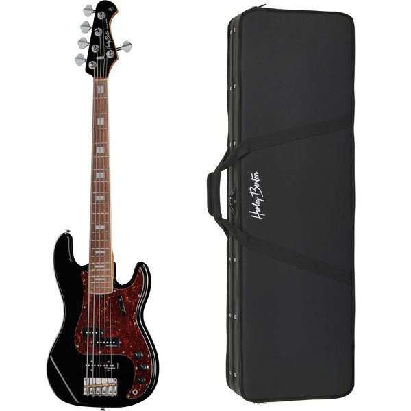 Harley Benton MV-5PJ Black Bundle