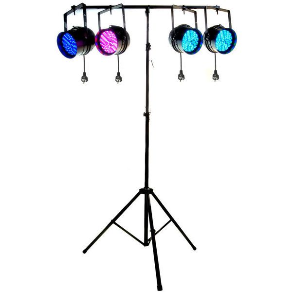 Stairville LED PAR64 10 MM Black Bundle