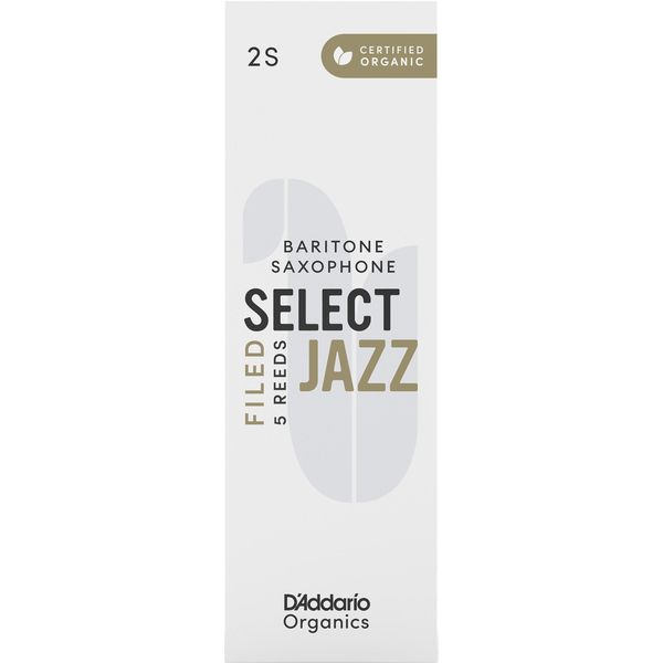 DAddario Woodwinds Organic Sel. Jazz Filed BAR 2S