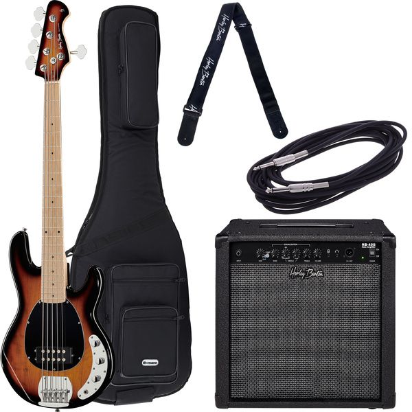 Harley Benton MB-5 SB Deluxe Series Bundle
