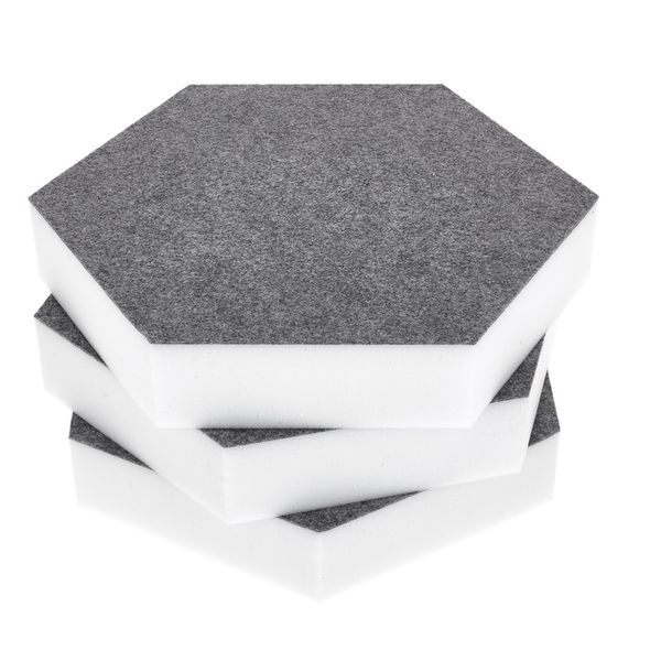 t.akustik Hexagon Melamine Grey 50