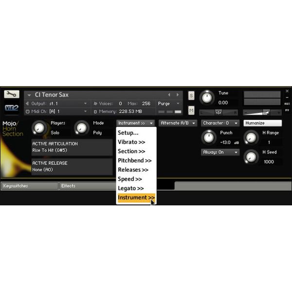 Vir2 MOJO: Horn Section