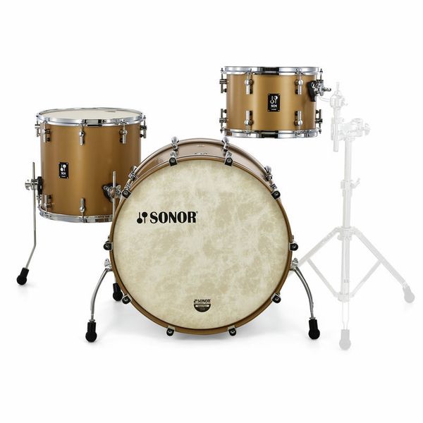 Sonor SQ1 Rock GT Satin Gold Metal.