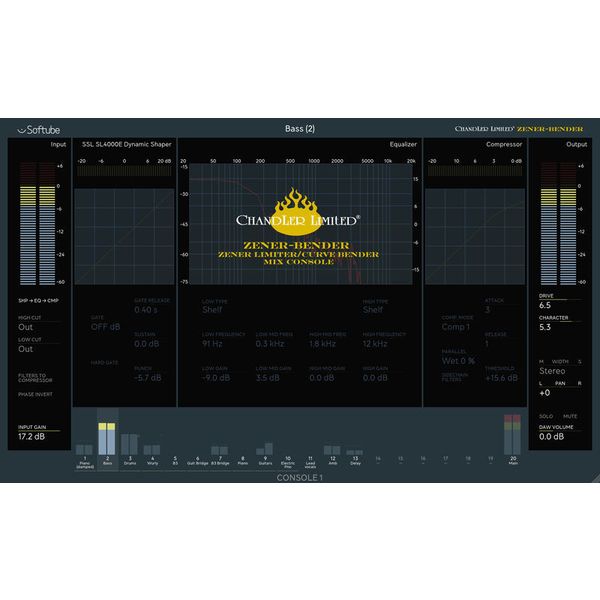 Softube Chandler Zener-Bender Console 1