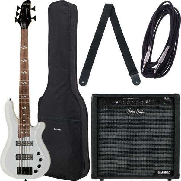 Harley Benton B-550 White Progressive Series