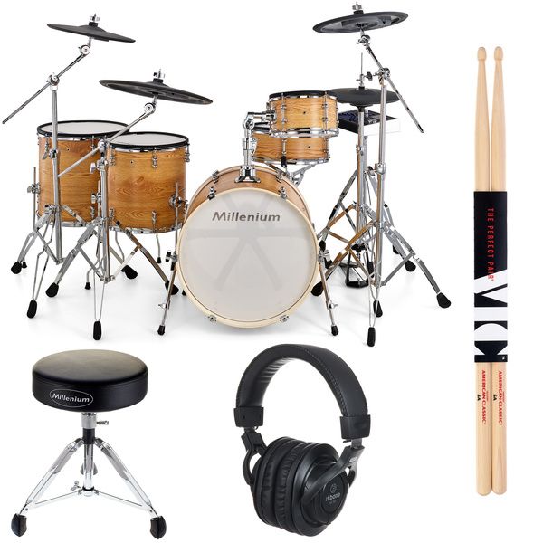 Millenium MPS-1000 E-Drum Set NT Bundle