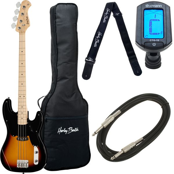 Harley Benton PB-50 SB Vintage Series Bundle