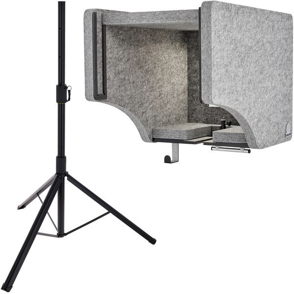 t.akustik Vocal Head Booth Stand Bundle