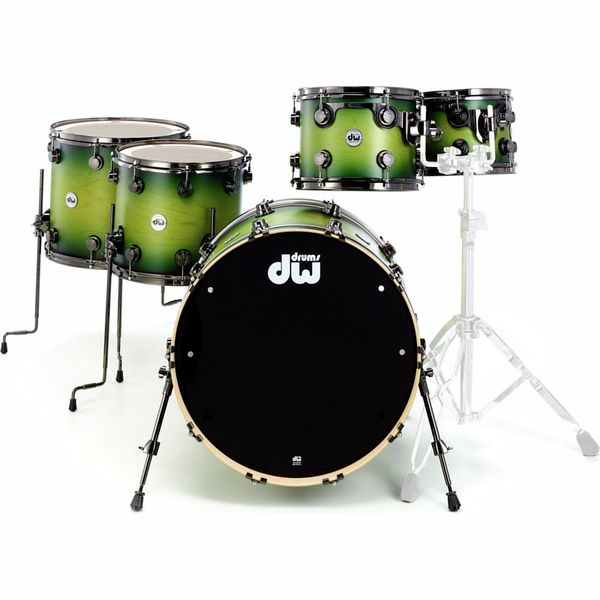 DW Satin Specialty Green Burst