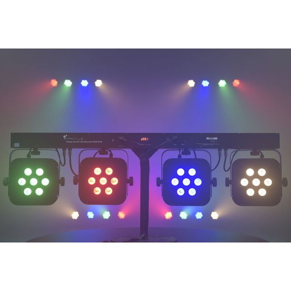 Stairville Stage Quad LED Bundle RGB WW