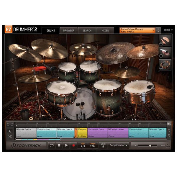 Toontrack EZX Latin Cuban Drums