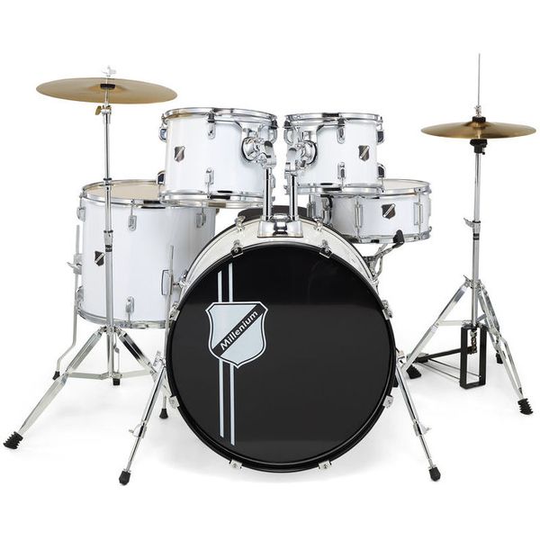 Millenium Focus 22 Drum Set White