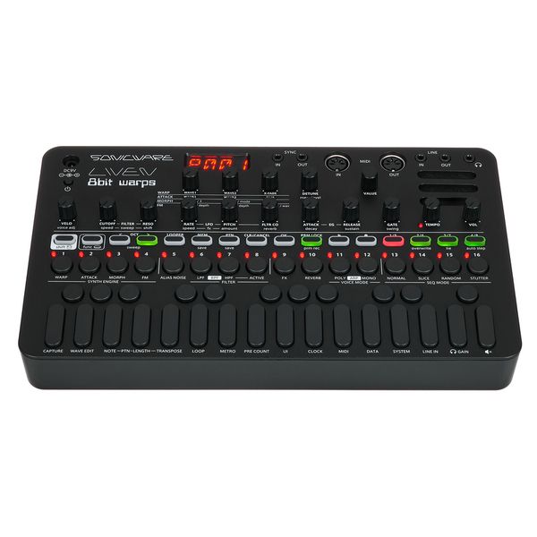 Sonicware LIVEN 8bit warps Black Edition