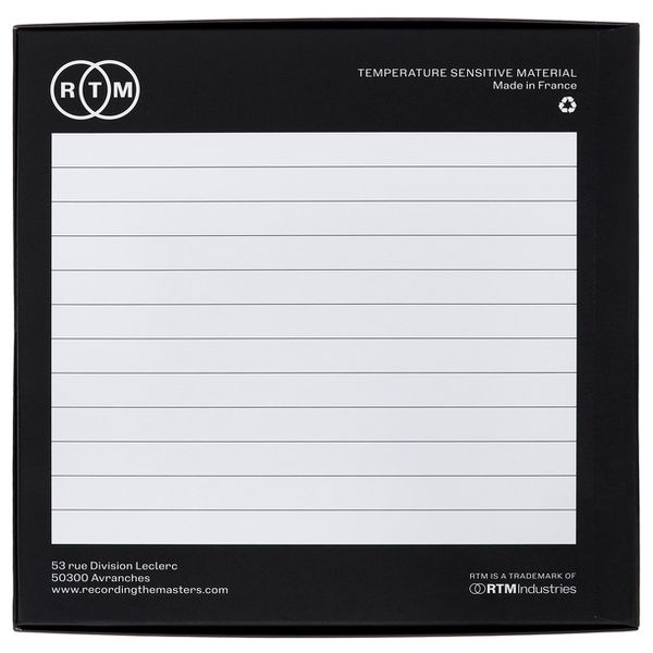 RTM Empty Tape Box 0.25