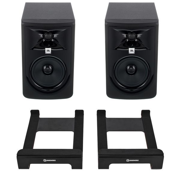 JBL 305P MKII Tilt Stand Bundle