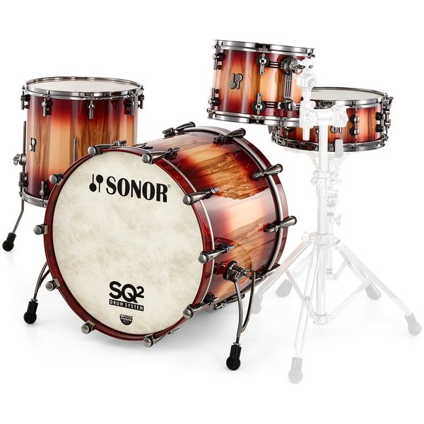 Sonor SQ2 1up1down Candy Red over AM
