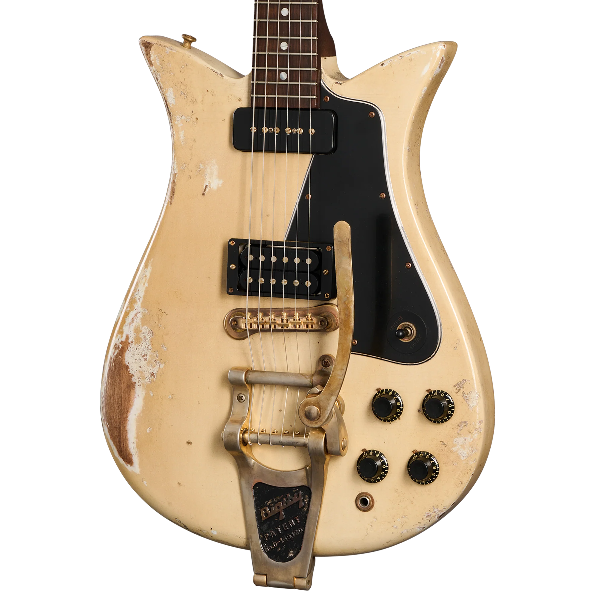 Gibson Custom Leo Scala Theodore Retroliner – Macchiato White, Macchiato White