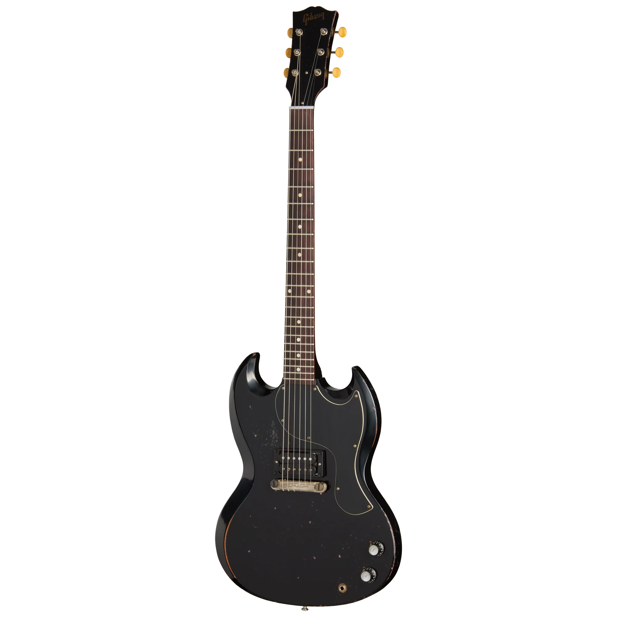 Gibson Custom 1963 SG Junior Reissue, Heavy Aged, Ebony