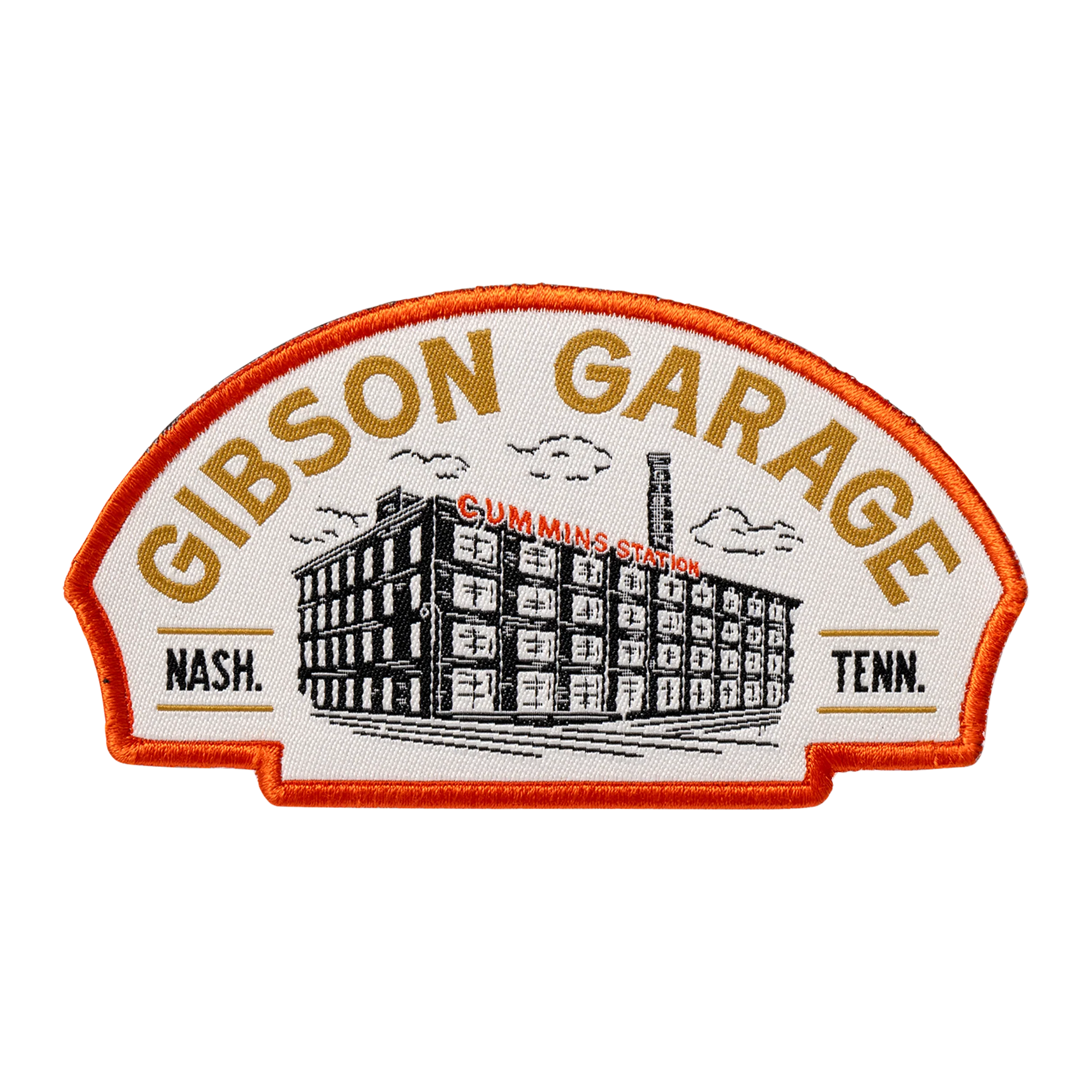Gibson Garage Iron-On Patch, Exclusive
