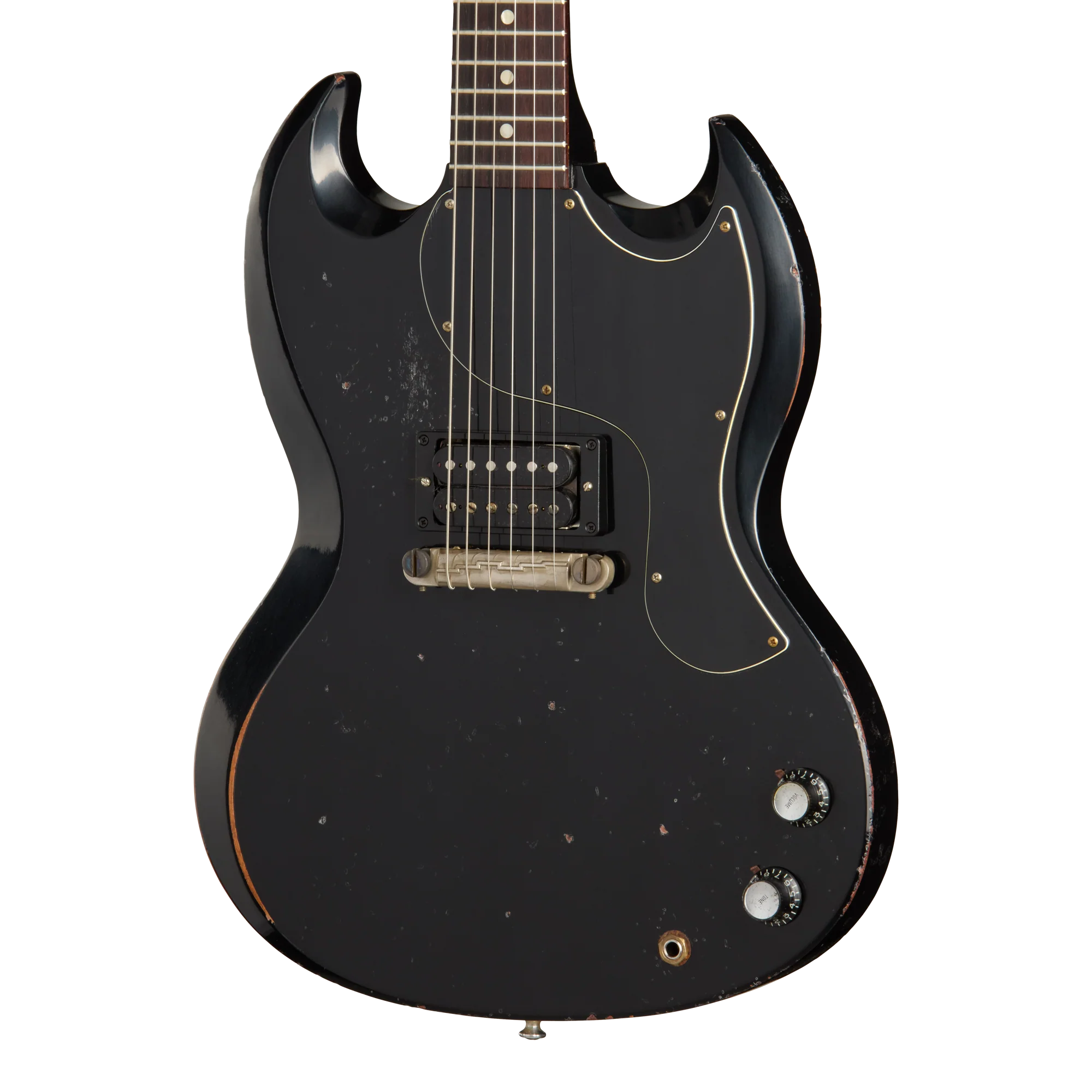 Gibson Custom 1963 SG Junior Reissue, Heavy Aged, Ebony