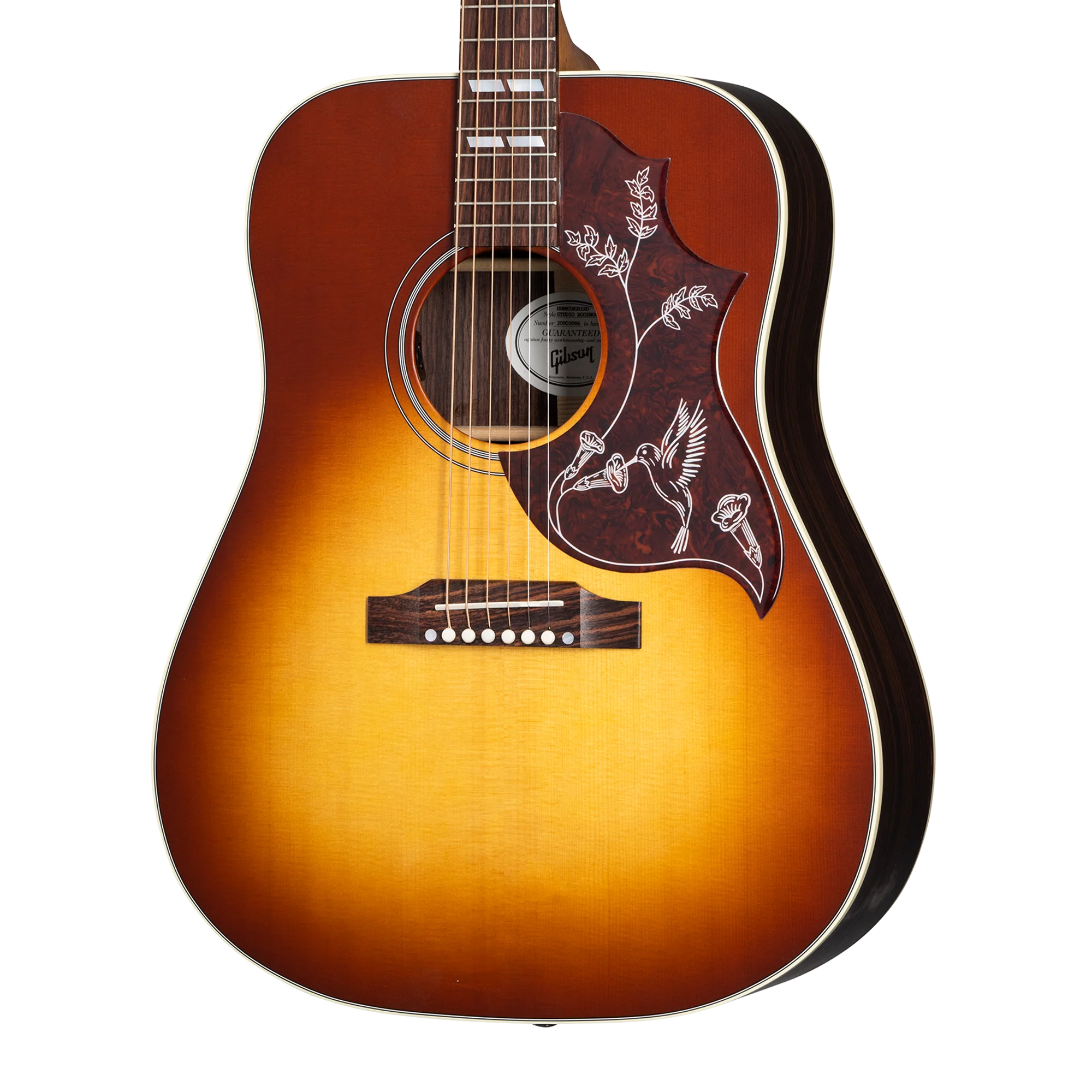 Gibson Hummingbird Studio Rosewood, Satin Rosewood Burst