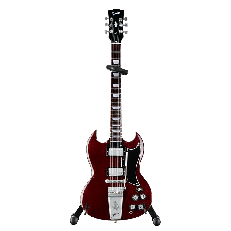 Gibson AXE HEAVEN '64 SG Standard Cherry 1:4 Scale Mini Guitar Model