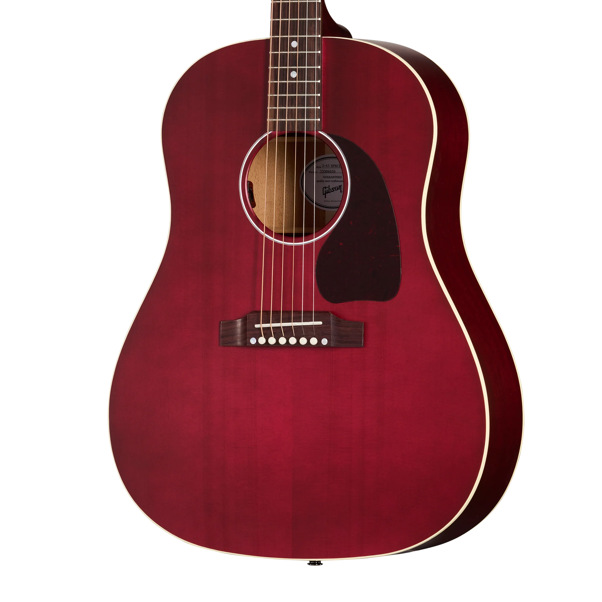 Gibson J-45 Special, Satin Wine Red