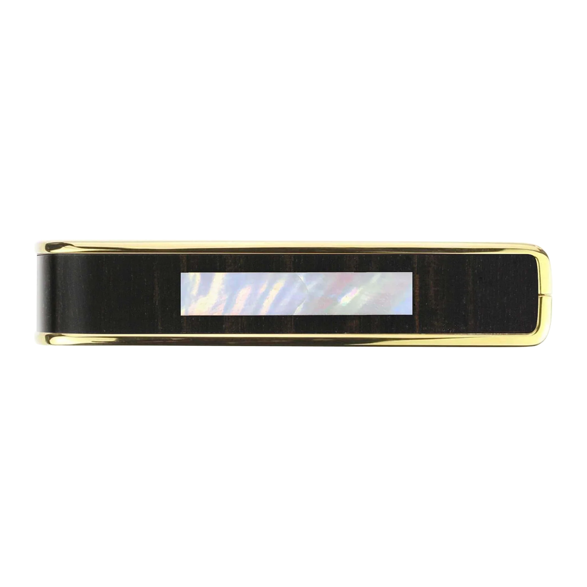 Gibson Large Block Ebony Capo, 24K Gold, Exclusive