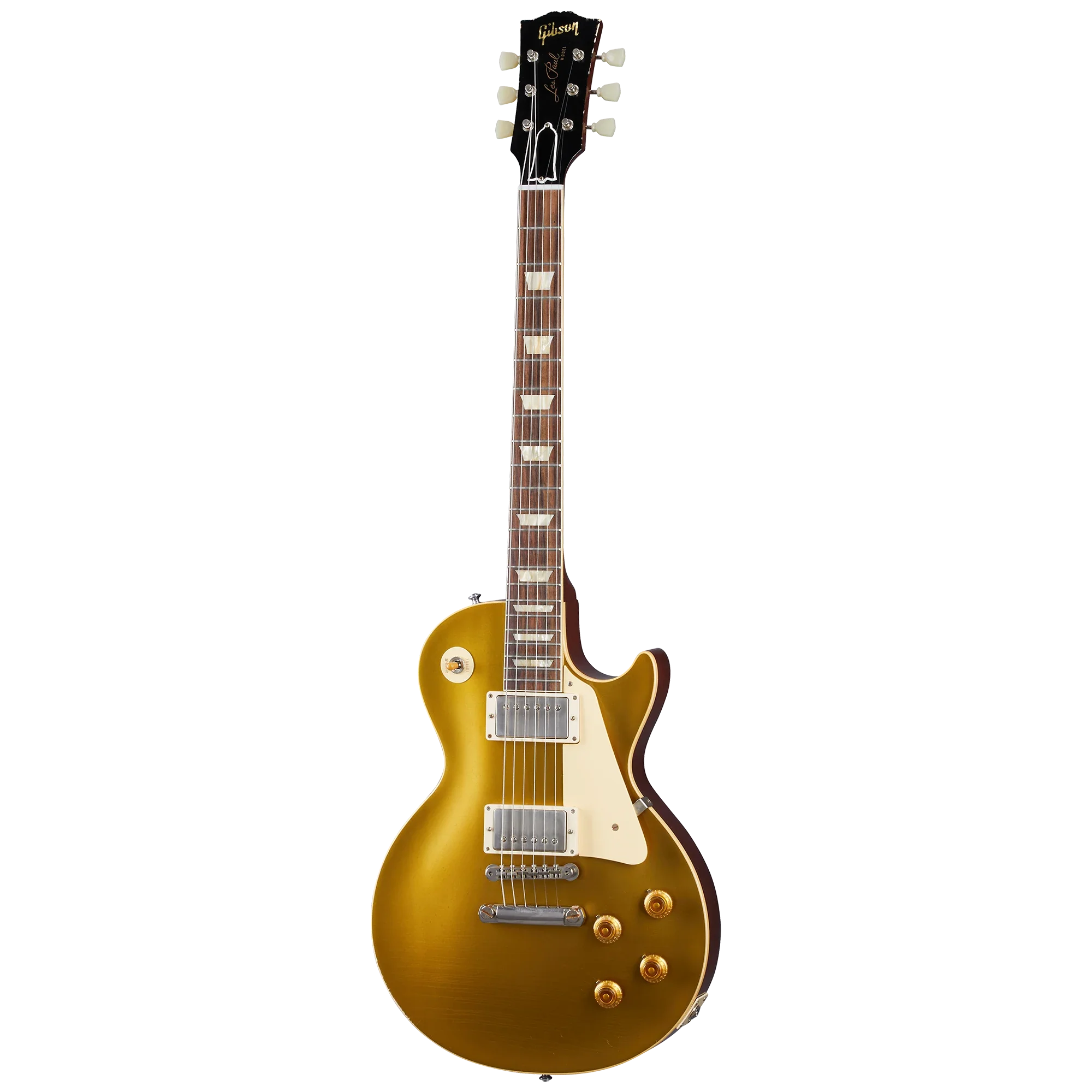 Gibson Custom 1957 Les Paul Goldtop Darkback Reissue, Light Aged, Double Gold with Dark Back