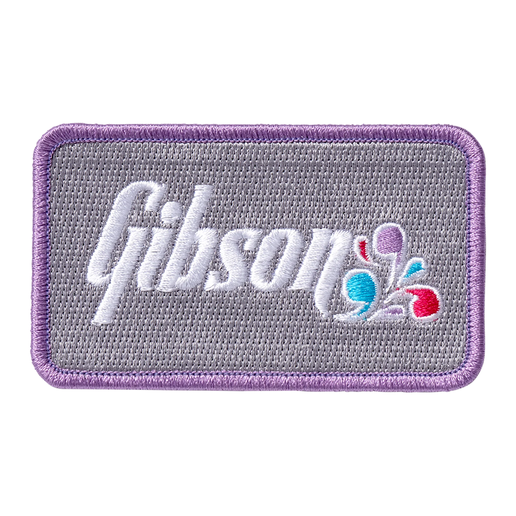 Gibson 70s Floral Logo Iron-On Patch, Exclusive