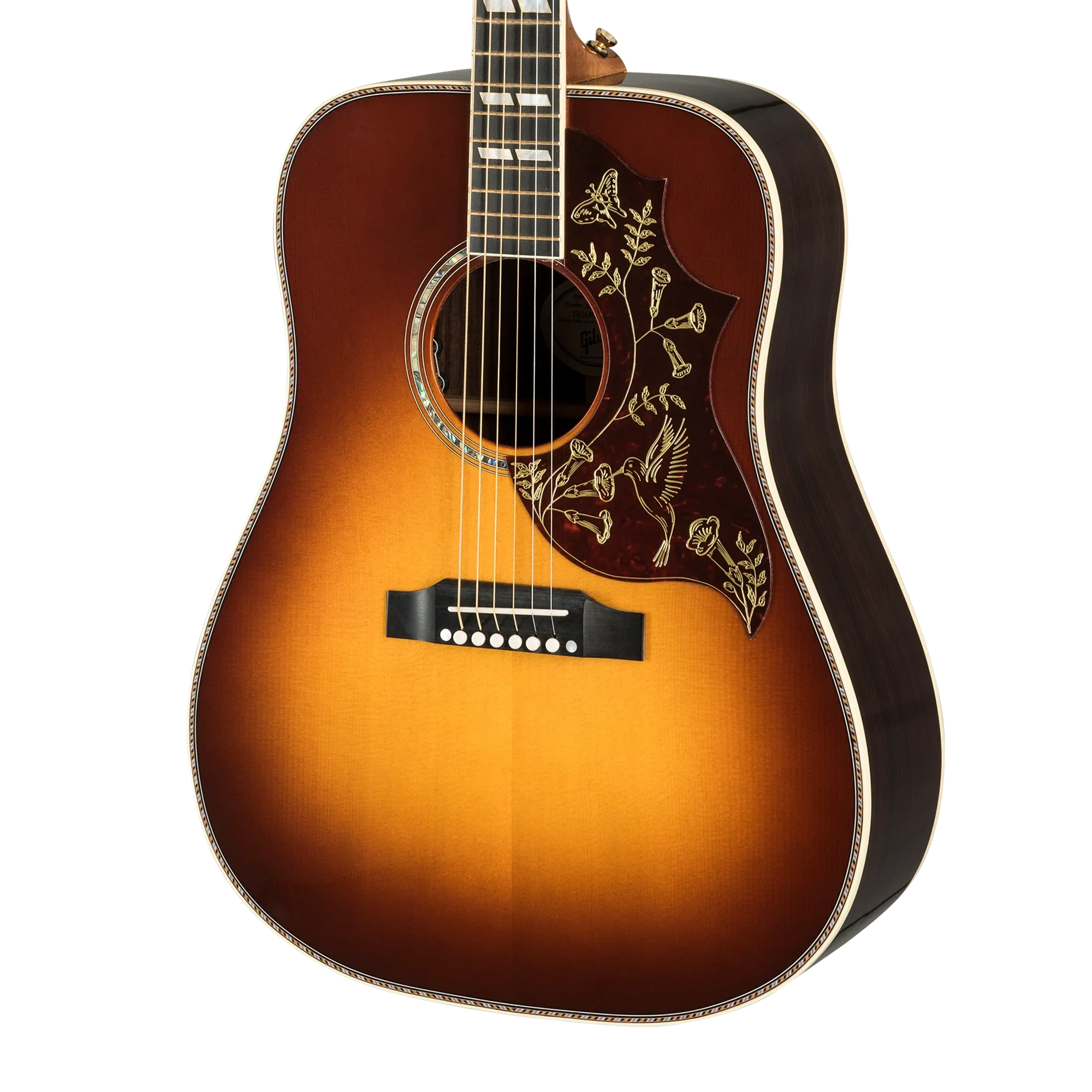 Gibson Custom Hummingbird Deluxe Rosewood, Rosewood Burst